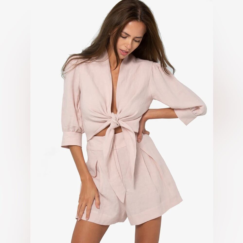 Just Been Queen Marlow Shorts Dusty Rose